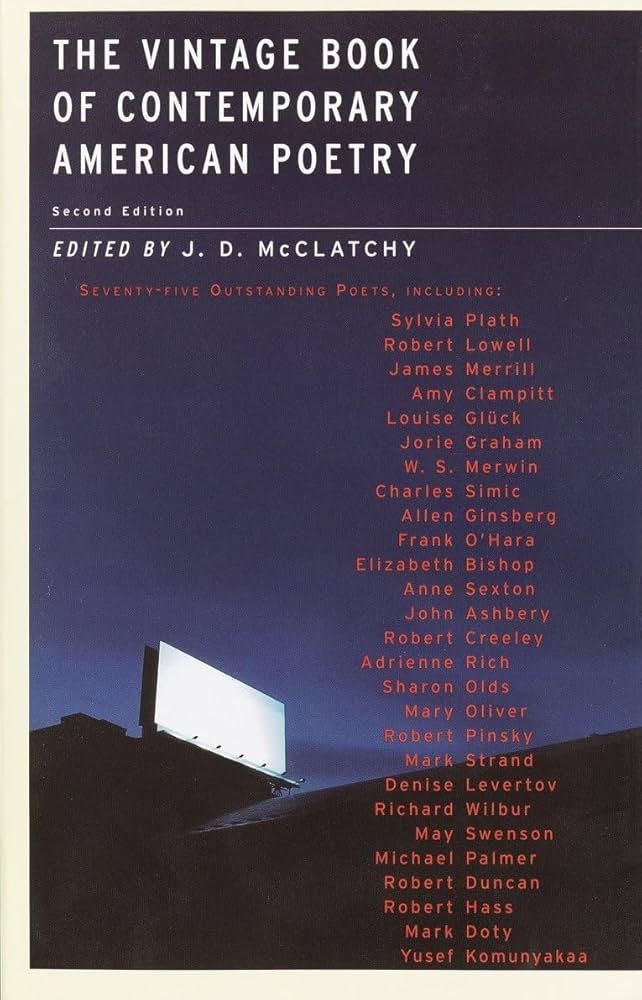 The Vintage Book of Contemporary American Poetry: McClatchy